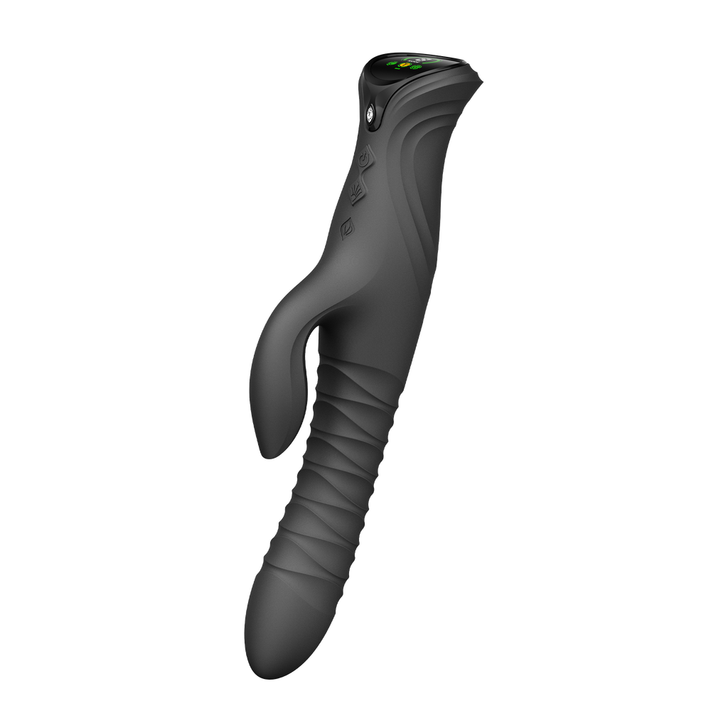 11: ZALO MOSE 2 – Rabbit-Vibrator mit Stoßfunktion – Schwarz