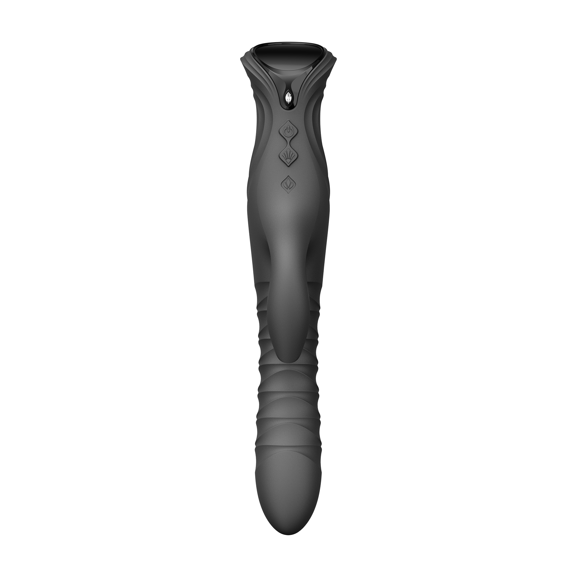 ZALO MOSE 2 – Rabbit-Vibrator mit Stoßfunktion – Schwarz