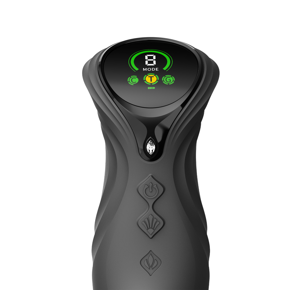 ZALO MOSE 2 – Rabbit-Vibrator mit Stoßfunktion – Schwarz