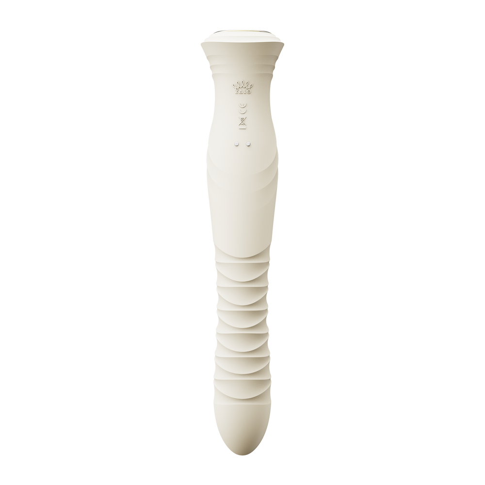 ZALO MOSE 2 – Rabbit-Vibrator mit Stoßfunktion – Elfenbeinweiß