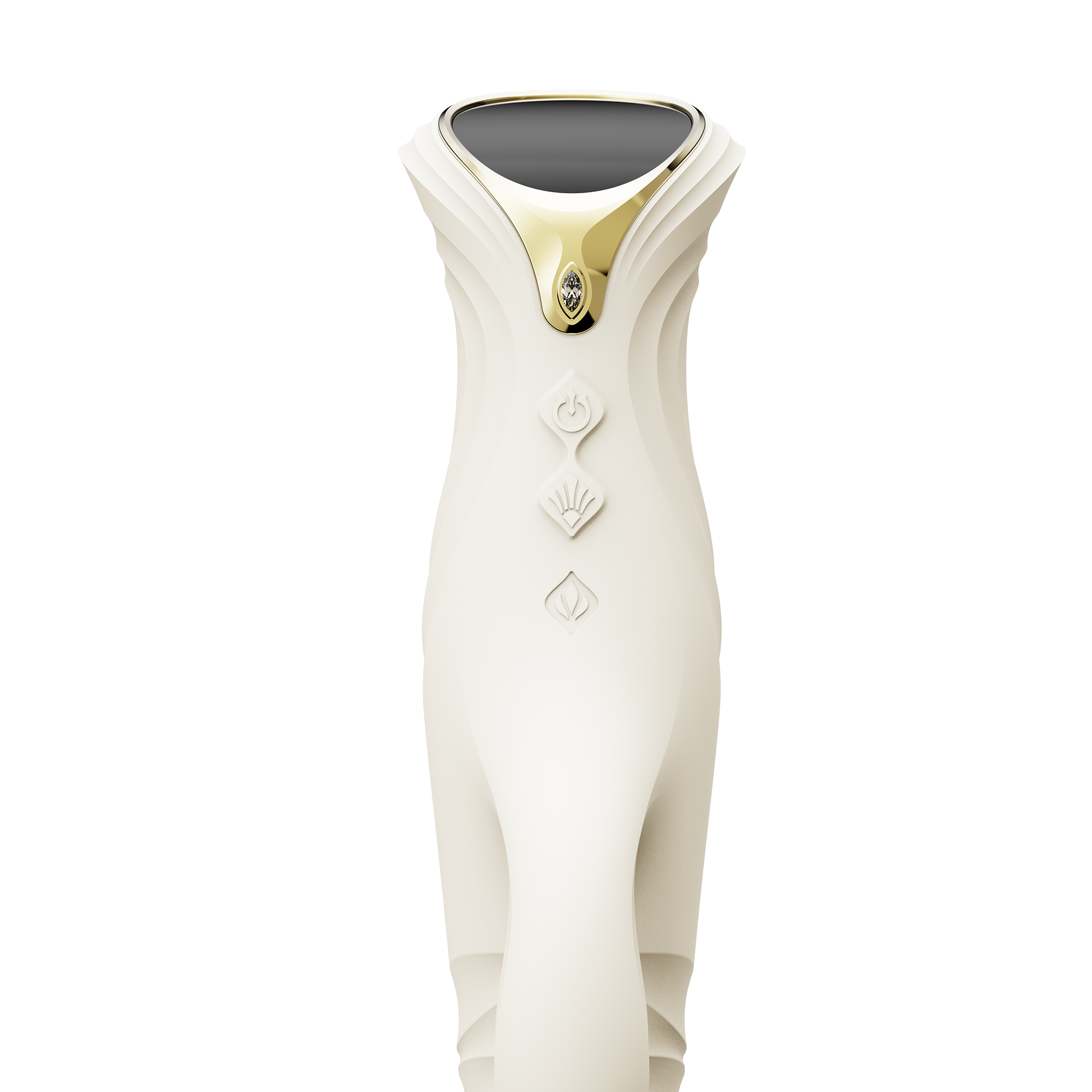 ZALO MOSE 2 – Rabbit-Vibrator mit Stoßfunktion – Elfenbeinweiß
