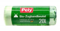 Pely Bio-Zugbandbeutel Rolle 20 l, 8 er