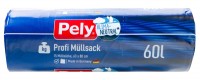Pely Profi Müllsack mit Verschlussband 60 Liter, 15 er