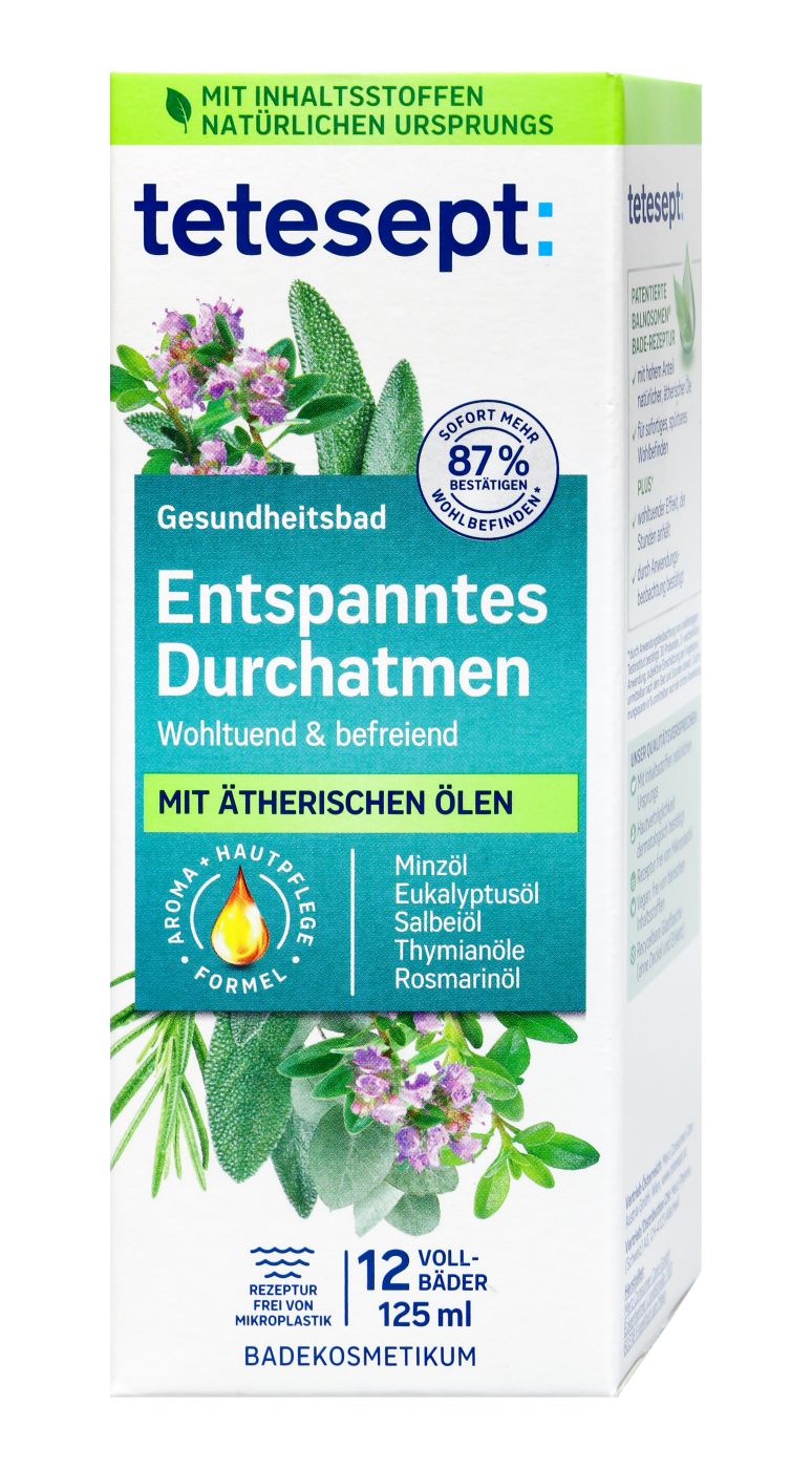 Tetesept Durchatmen Bad, 125 ml