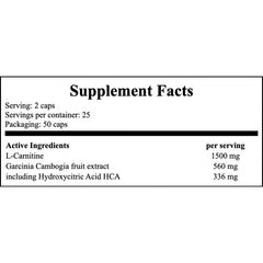 L-Carnitine HCA Plus - 50caps.