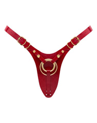 Strap-On-Me - Kunstleder-Harness Fabulous - Einheitsgröße - Rot glänzend