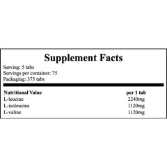 BCAA 6400 - 375tabs.