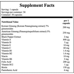 Żeń-Szeń Vita Complex - 30caps. (ginseng)