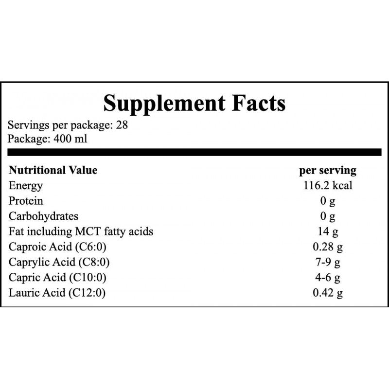 Oil MCT - 400ml