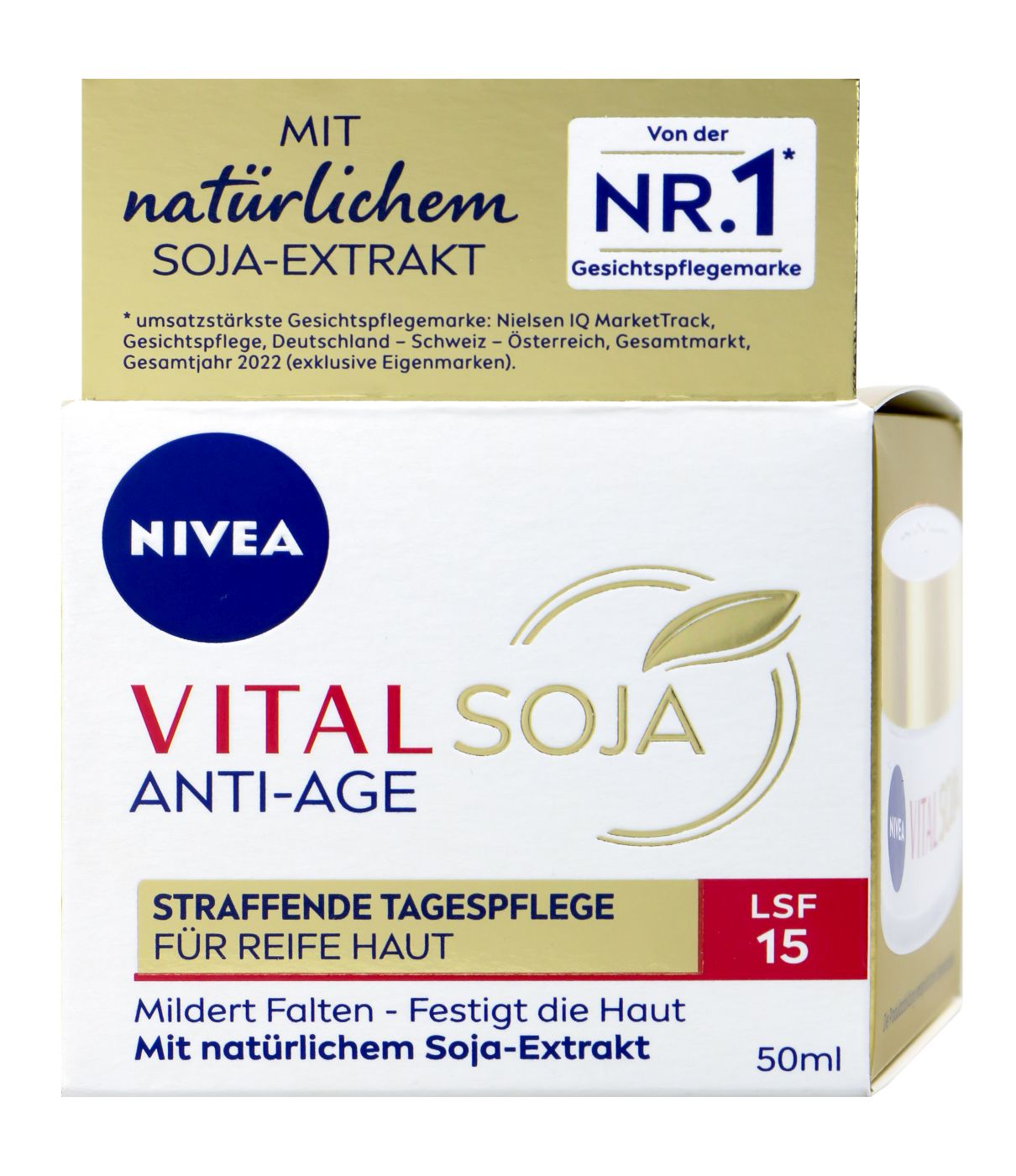 Nivea Vital Soja Straffende Tagespflege LSF15, 50 ml