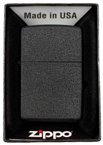 Feuerzeug, Zippo, "Black Crackle", unbefüllt