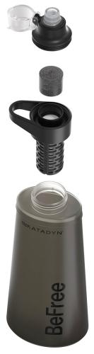 Wasserfilter, Katadyn, "BeFree AC", 1 l, schwarz