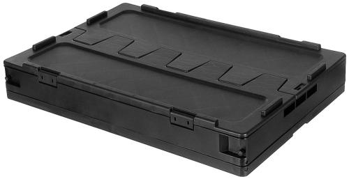 Box, Kunststoff, faltbar, 60 l, schwarz