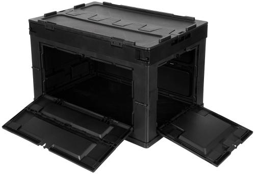 Box, Kunststoff, faltbar, 60 l, schwarz