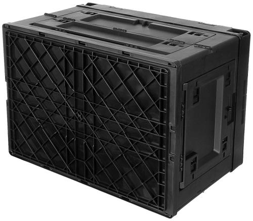 Box, Kunststoff, faltbar, 60 l, schwarz