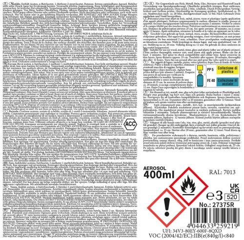 Army Farbspray, RANGER GRÜN, matt, 400 ml