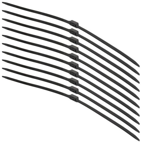 Kunststoffhandschellen, 10 St./P., 89 x 1,3cm, schwarz