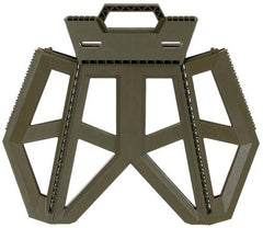 Campinghocker, faltbar, Höhe ca. 40 cm, oliv