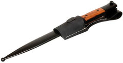 Bajonettschuh, K98, Leder, schwarz (Repro)