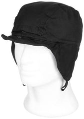 Holl. Wintermütze, schwarz, "Cold Weather", gebr.
