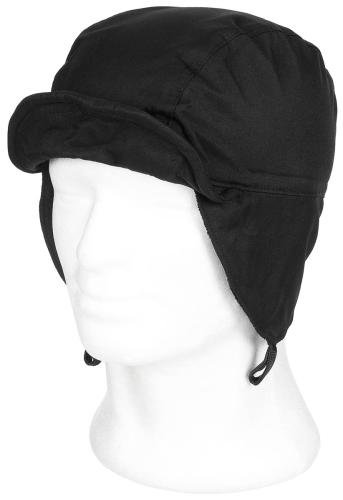 Holl. Wintermütze, schwarz, "Cold Weather", gebr.