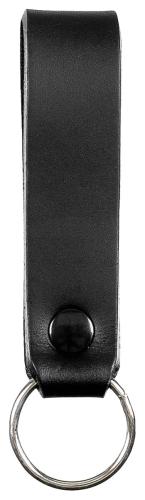 Lederschlaufe, 10 cm, mit Metallring, neuw.