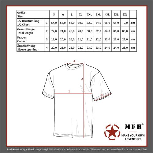US T-Shirt, halbarm, schwarz, 170 g/m²