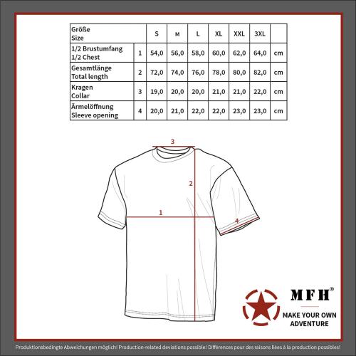 US T-Shirt, halbarm, CCE tarn, 170 g/m²