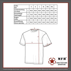US T-Shirt, halbarm, CCE tarn, 170 g/m²