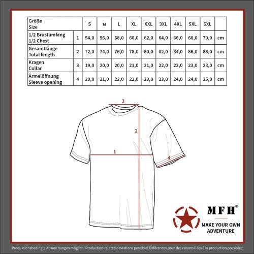 US T-Shirt, halbarm, urban, 170 g/m²