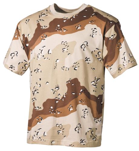 US T-Shirt, halbarm, 6 Farben desert, 170 g/m²