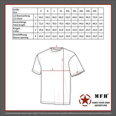 US T-Shirt, halbarm, hunter-orange, 170 g/m²