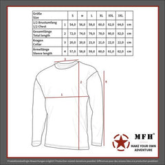 US Shirt, langarm, oliv, mit Ärmeltaschen