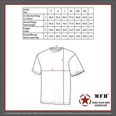 US T-Shirt, "Streetstyle", M 95 CZ tarn, 140-145 g/m²