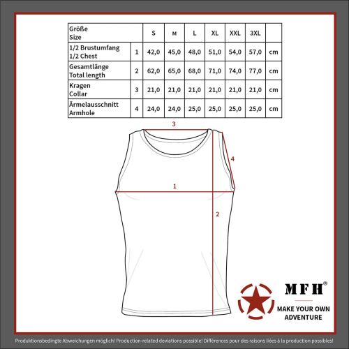 US Tarn Tank-Top, woodland, 170 g/m²