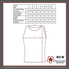 US Tarn Tank-Top, woodland, 170 g/m²