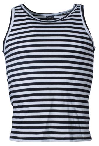 Russ. Marine Tank-Top, weiß-blau