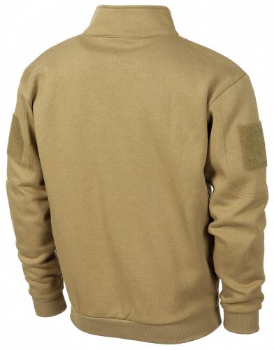 Sweatjacke, "Tactical", coyote tan