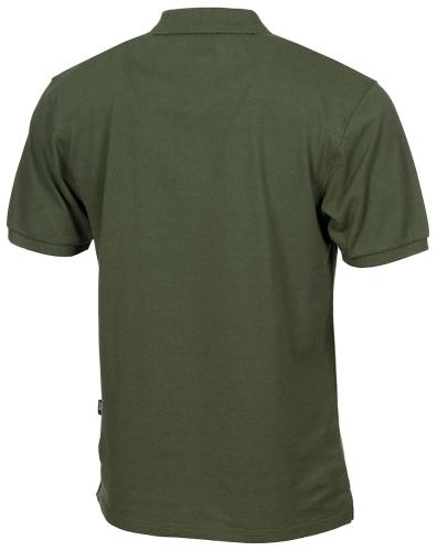 Poloshirt, oliv, mit Knopfleiste