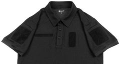 Poloshirt, "Tactical", Coolmax, schwarz