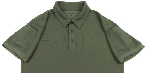 Poloshirt, "Tactical", Coolmax, oliv