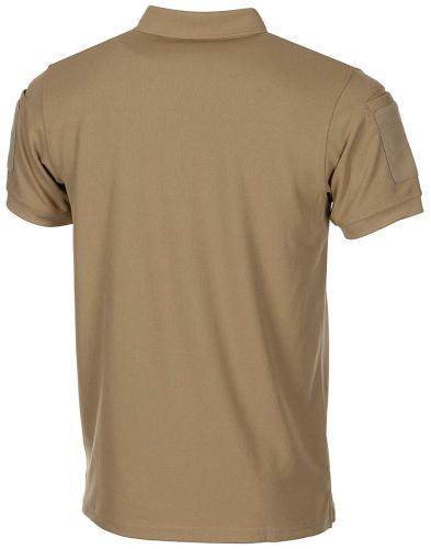 Poloshirt, "Tactical", Coolmax, coyote tan
