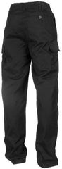 Moleskinhose, schwarz- stonewashed