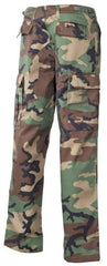 US Kampfhose, BDU, woodland, Knie- und Gesäßverstärkung