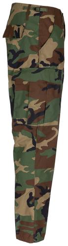 US Kampfhose, BDU, Rip Stop, woodland