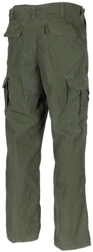 US Kampfhose, BDU, Rip Stop, oliv-stonewashed