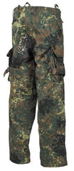 BW Kampfhose, Einsatz/Übung, flecktarn