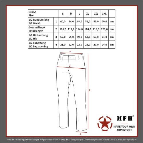 Kommandohose, "Smock", Rip Stop, flecktarn