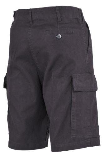 BW Moleskin Bermuda, schwarz- stonewashed