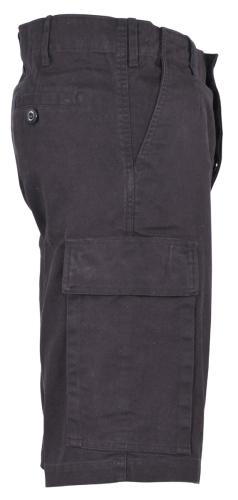 BW Moleskin Bermuda, schwarz- stonewashed